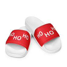 Load image into Gallery viewer, HO HO HO Red Women's Slides