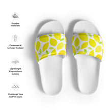 Load image into Gallery viewer, Summer Lemons Women's Slides