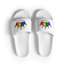 Load image into Gallery viewer, Rainbow Crown Women's Slides