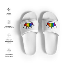 Load image into Gallery viewer, Rainbow Crown Women's Slides
